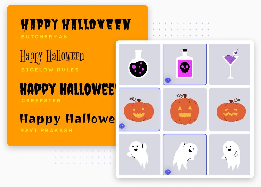 Spooky Fonts and Graphics
