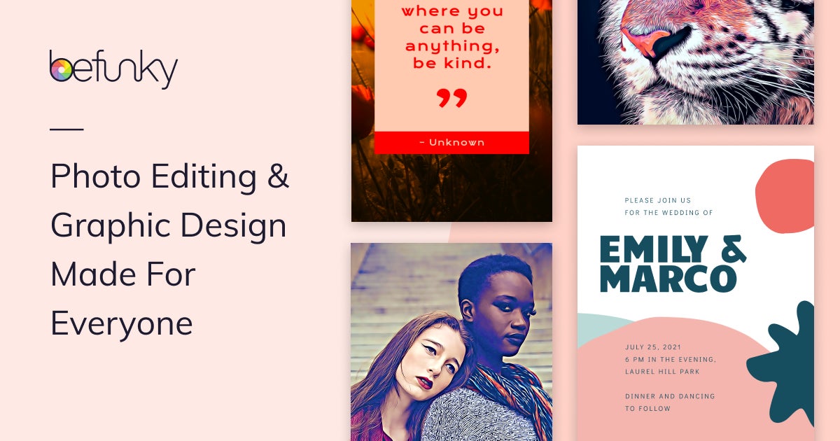 Features BeFunky Online Photo Editing & Graphic Design