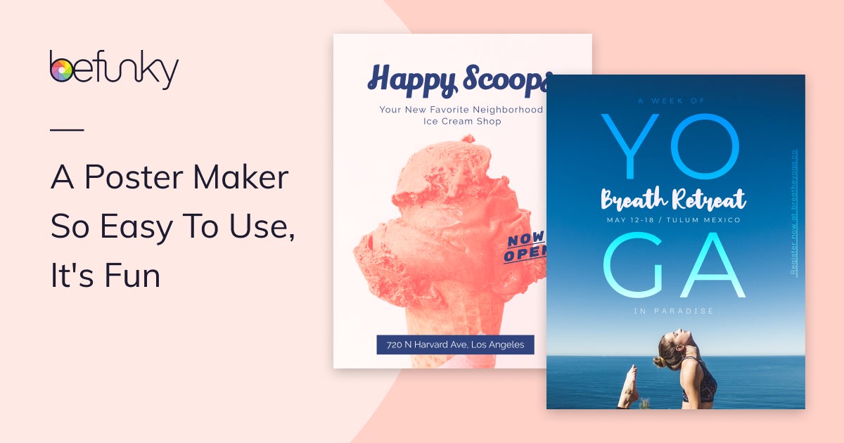 Poster Maker BeFunky Effortless Online Poster Design