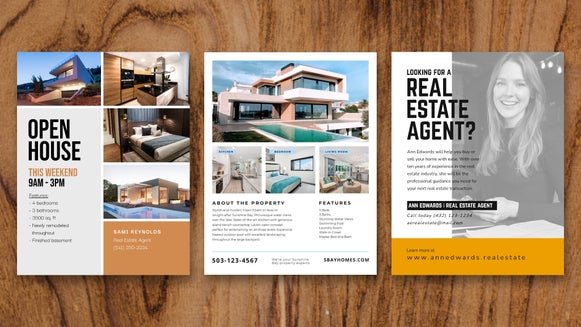 real estate flyers