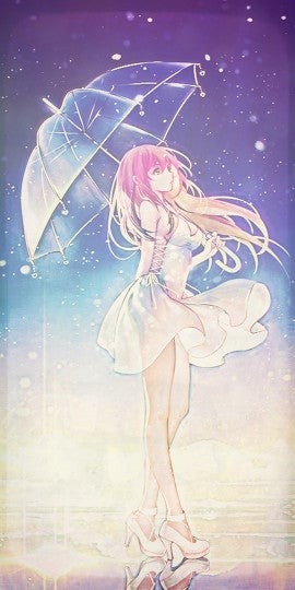 Rain anime girl edit by jimenasanchezirigoyen | BeFunky Photo Editor