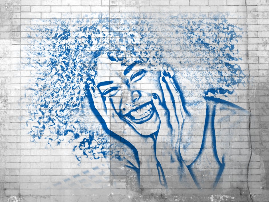 After applying Stenciler effect to portrait in BeFunky