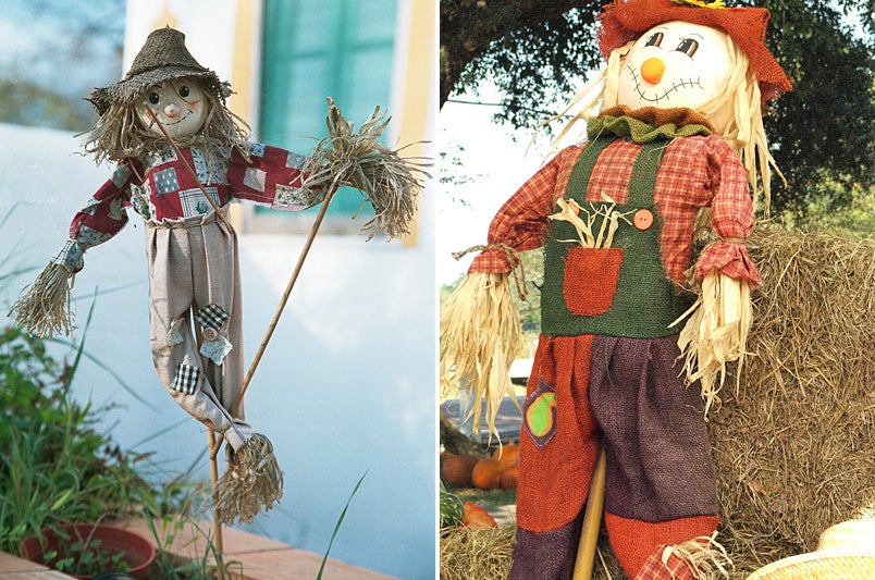 DIY: Scarecrows