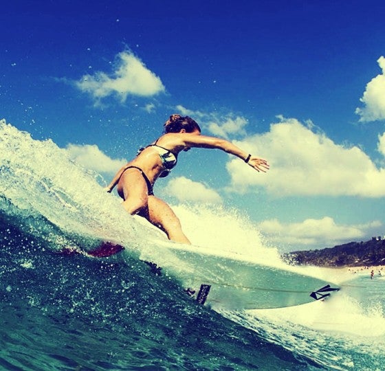 Surfer Girl, extreme sports, photo editor, collage maker