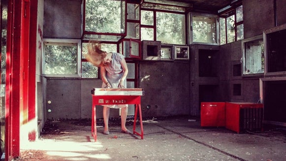 Person, Human, Chair, Furniture, Blonde, Teen