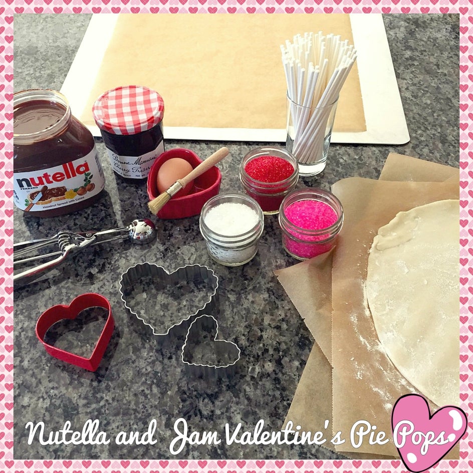 Nutella Valentine Pie Pops Recipe