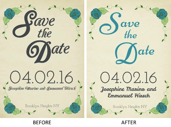 How to make a Save the Date using BeFunky