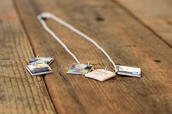 Photo Necklaces via Lil Blue Boo