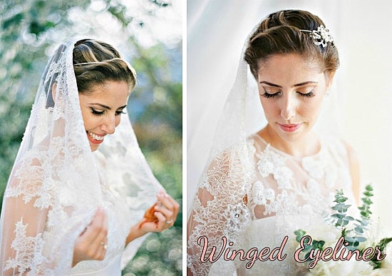 Picture Perfect Bridal Beauty Trends - Winged Eyeliner