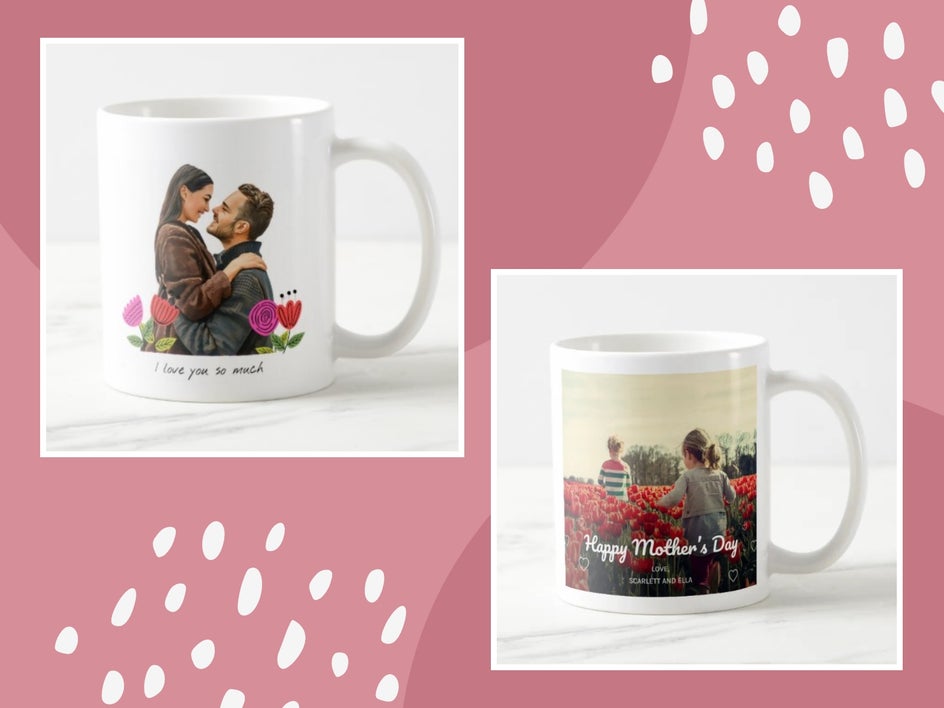 Create a custom photo mug in BeFunky and Zazzle. 