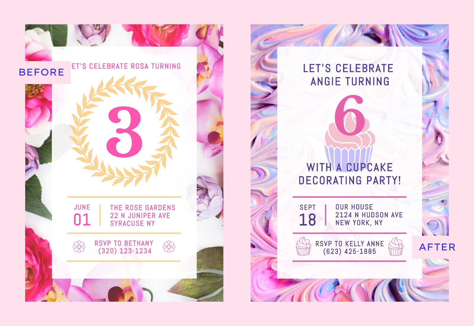 Make Your Own Kids’ Birthday Party Invitations Learn BeFunky