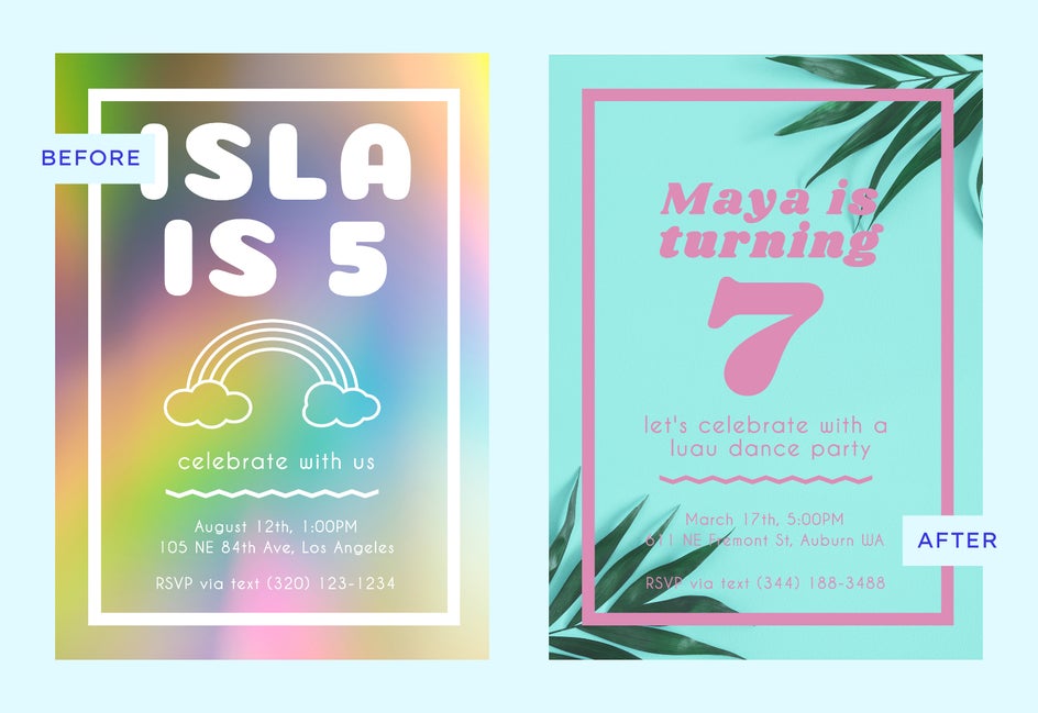 luau invitation inspiration