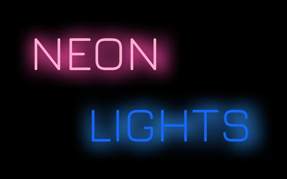 Neon text generator