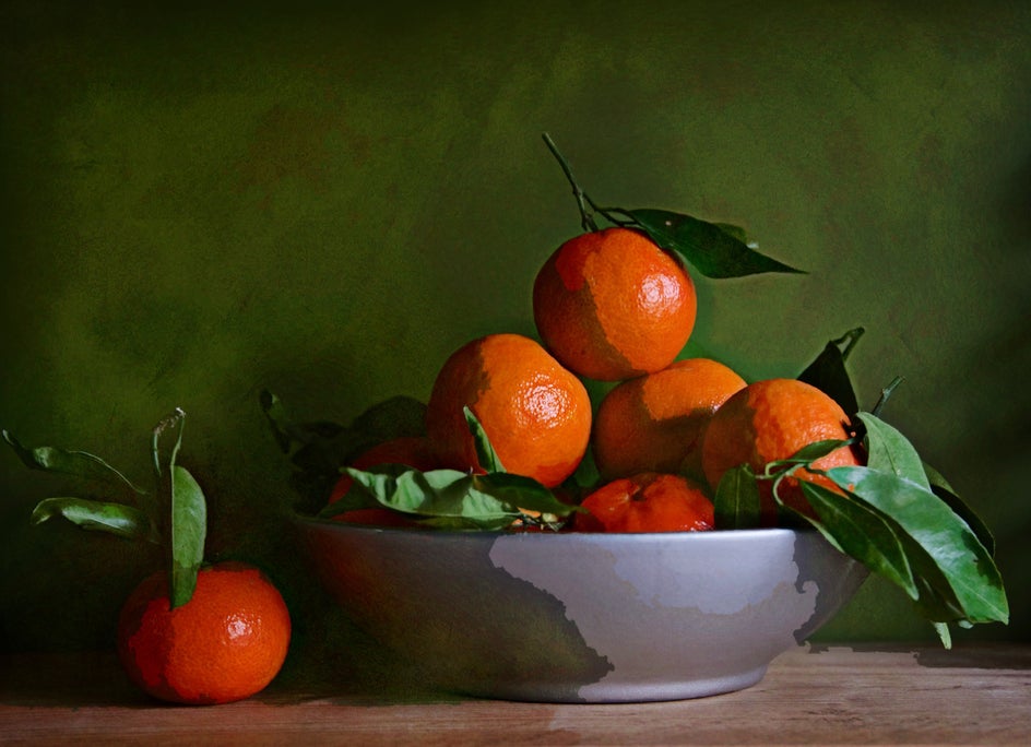Photo to Oil Painting still life after image