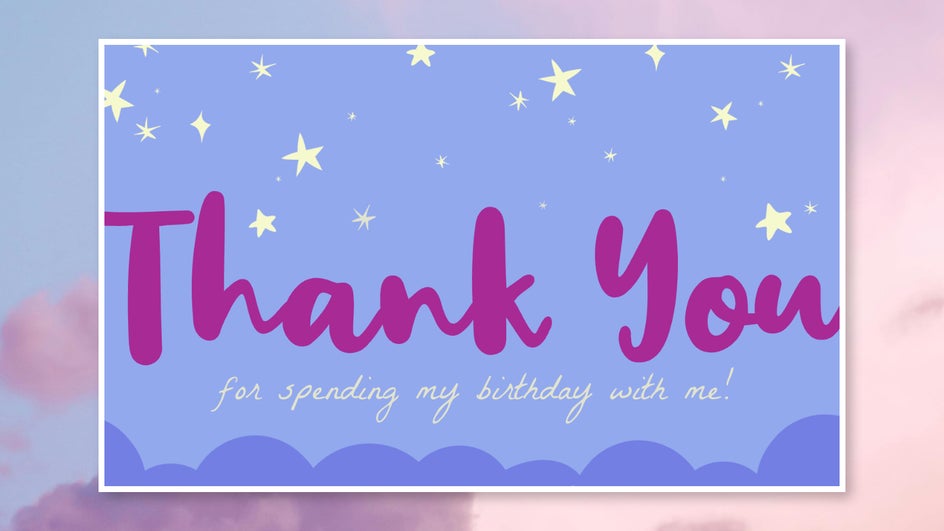 final thank you card with starry theme