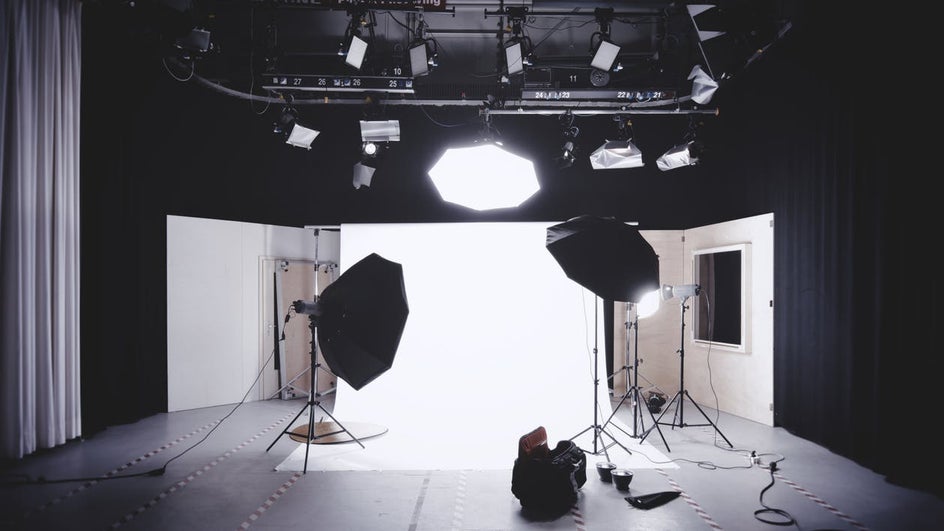 setup for product photography