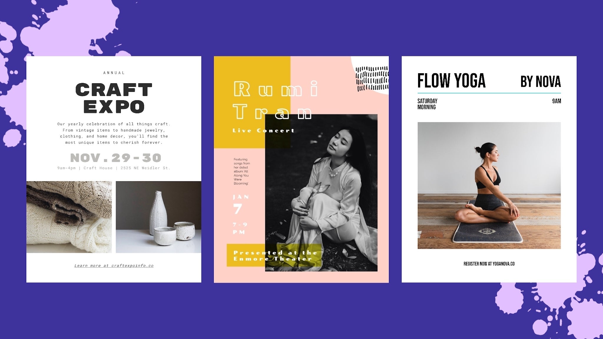 Flyers For Events Templates