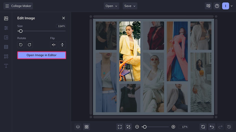 Open photos in Photo Editor to make quick edits