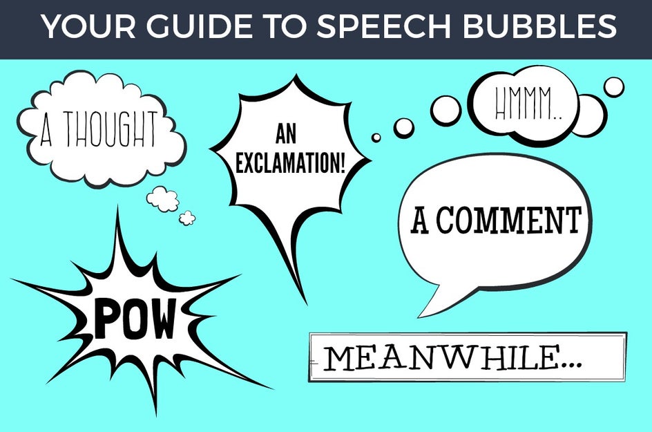 how to write in speech bubbles