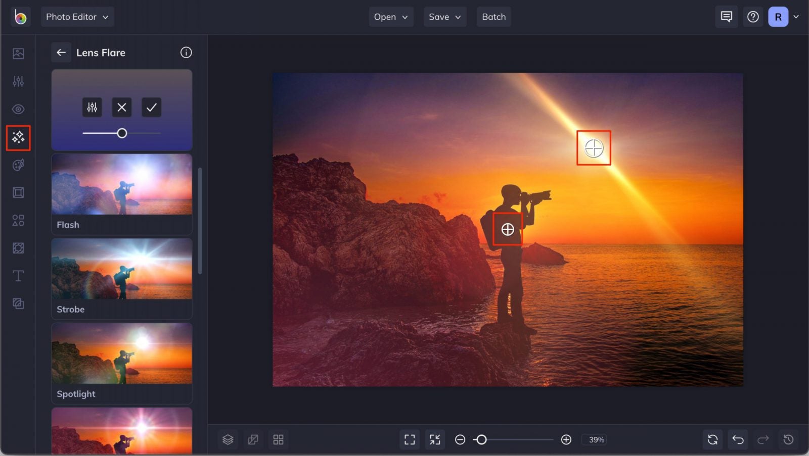 Add a Lens Flare Effect to Your Photos Learn BeFunky