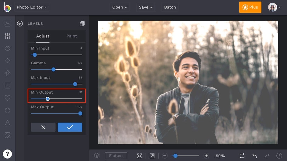 how to create a matte effect photography in BeFunky Photo Editor
