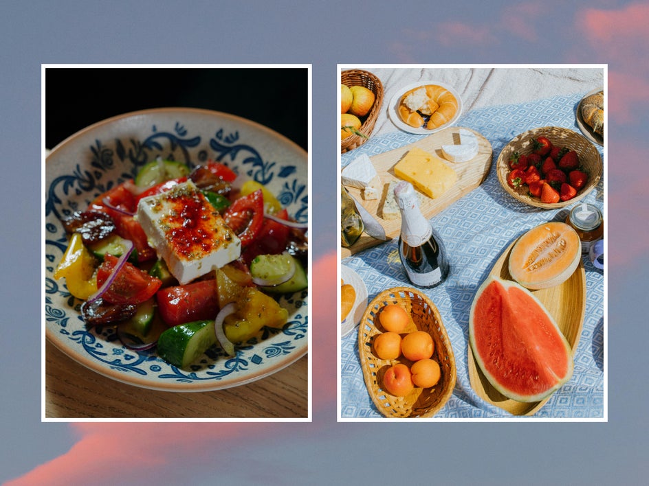 Food photography examples with slight fuzziness applied