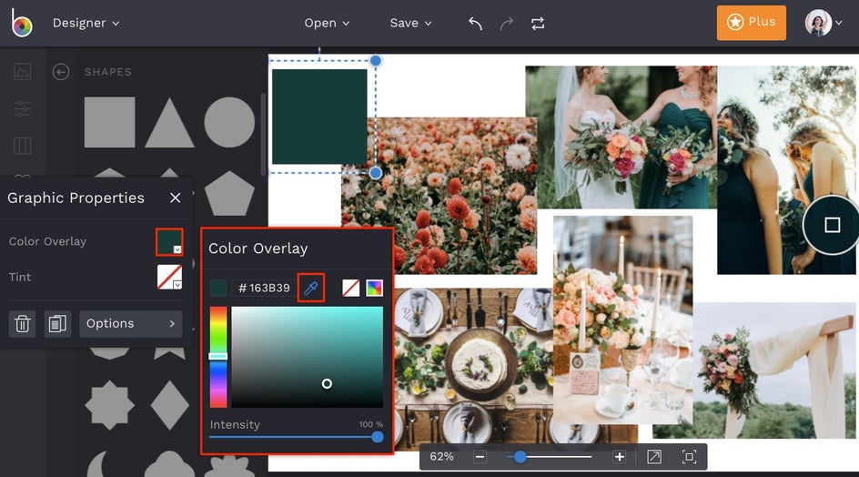 how to make a custom color palette in BeFunky