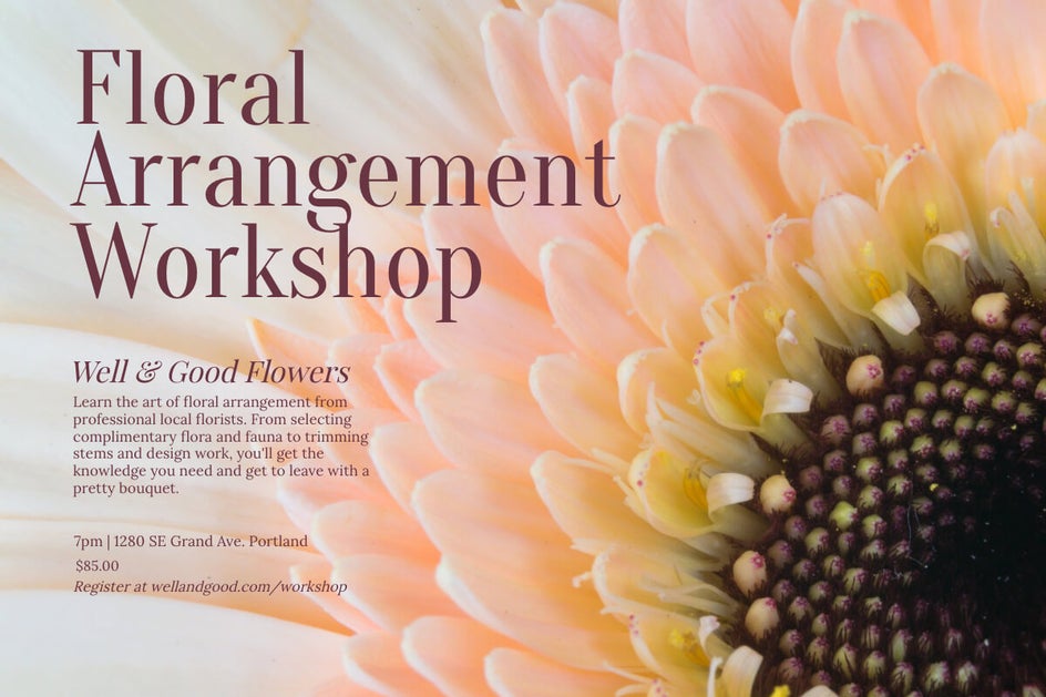 font pairing for events and workshops