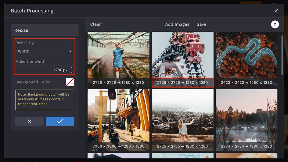 how to batch resize photos