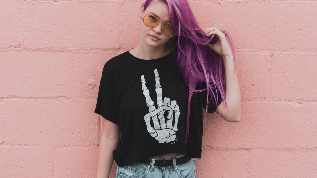 photos with the hair color changer