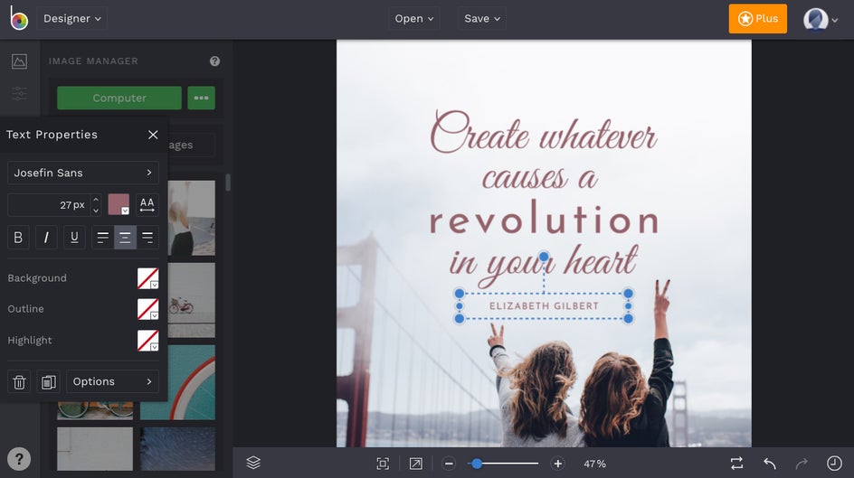 How To Create Motivational Instagram Quotes Learn Befunky
