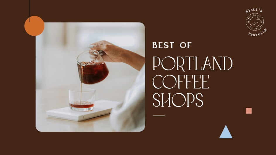YouTube Thumbnail template customized for a coffee shop video