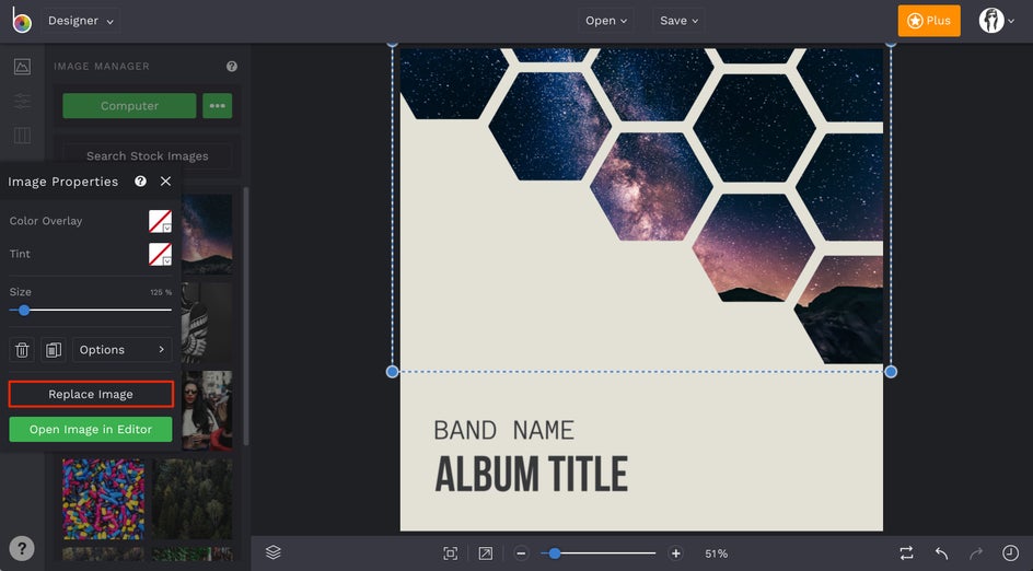 how to design an album cover