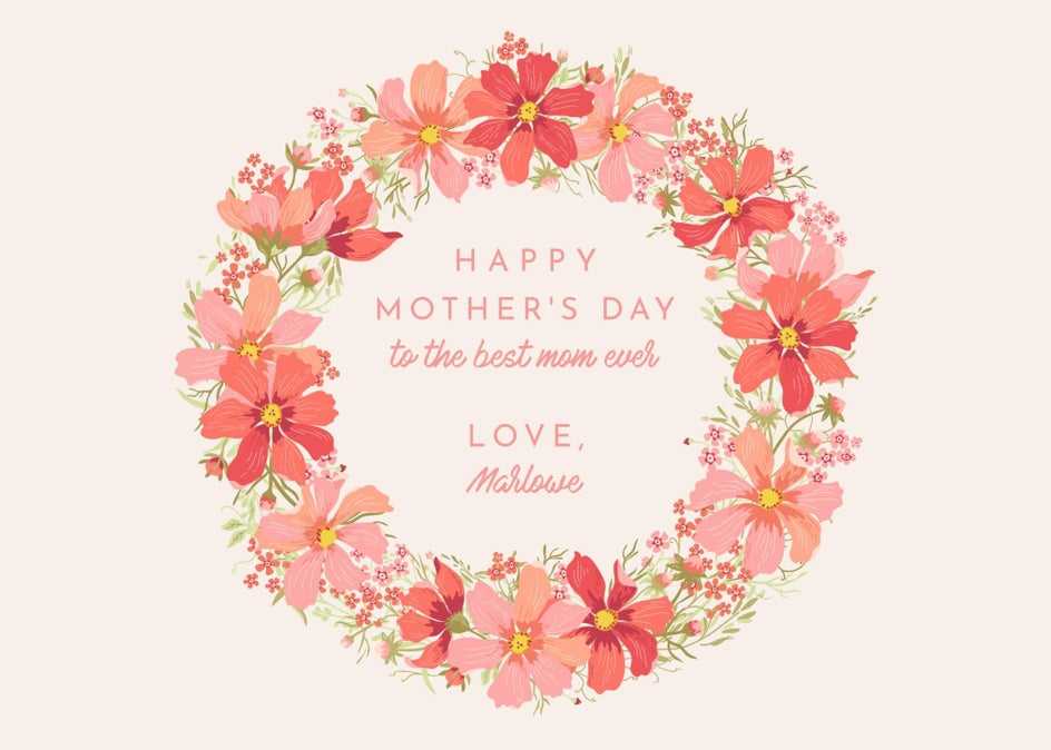 mothers day card templates online