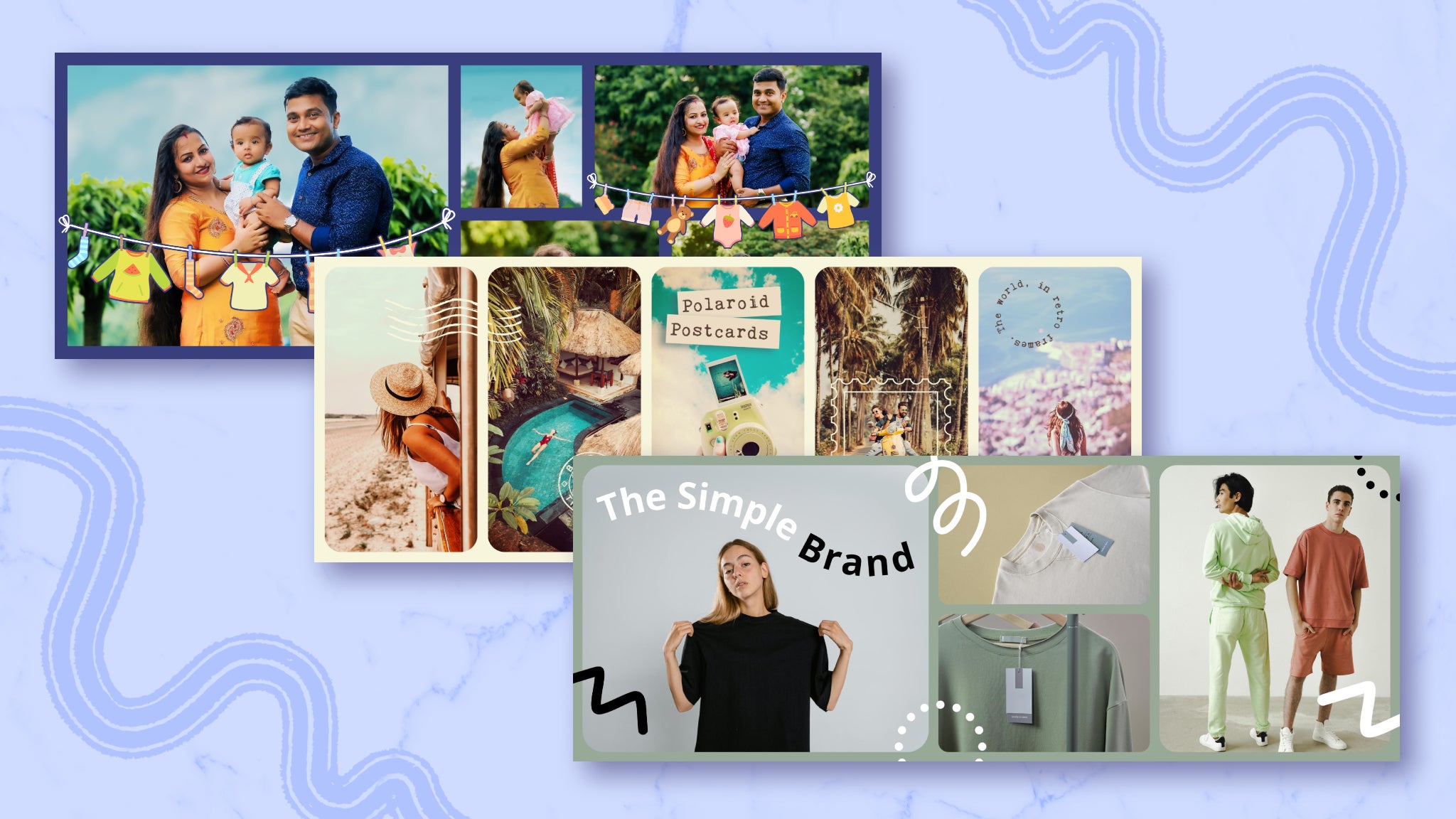 Facebook cover photo collages for a variety of special niches and styles