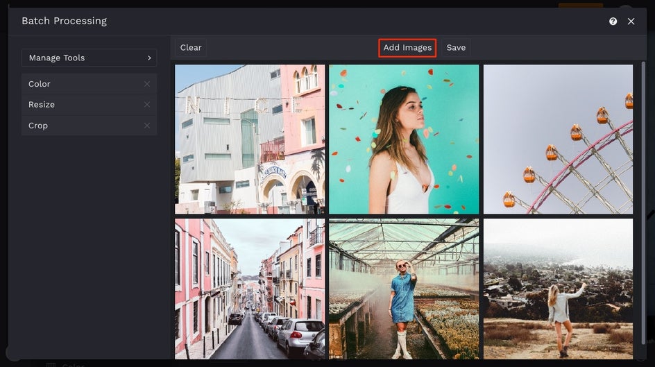 how to batch edit photos online