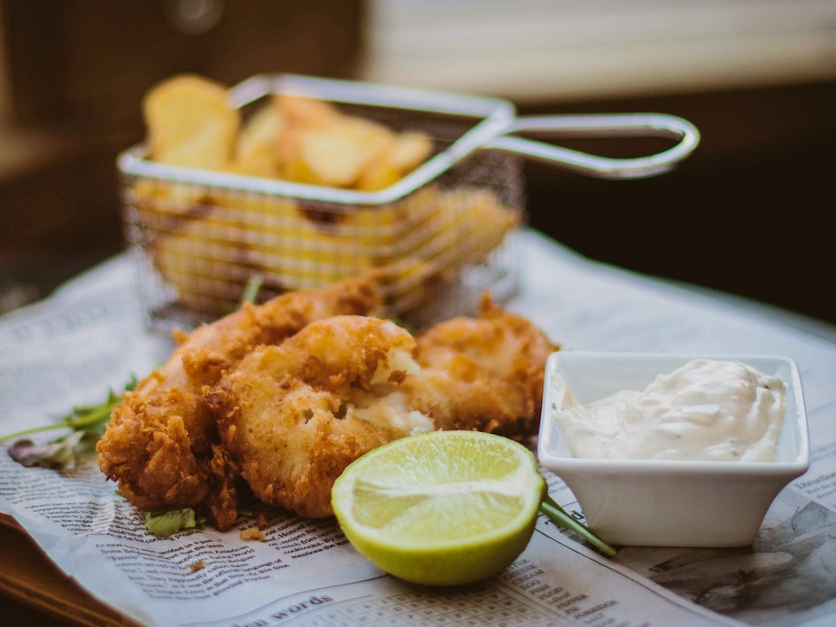 After adding a color grading effect to food photography using BeFunky