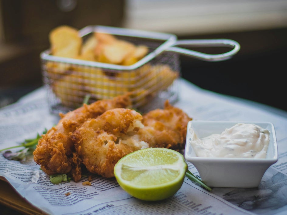 Before applying a color grading effect to food photography