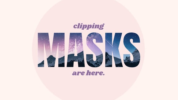 BeFunky clipping mask for text and graphics