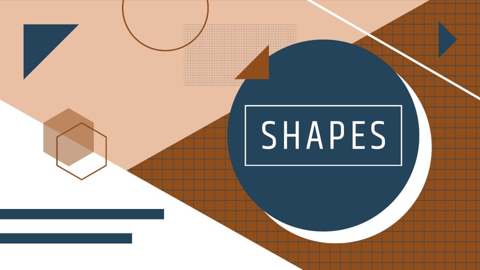 Customizable shapes for graphic design in BeFunky