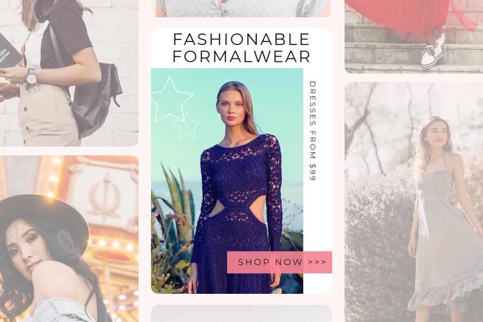 Shoppable Pinterest Graphic templates by BeFunky