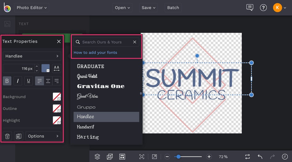 Add Text and Adjust Text Properties