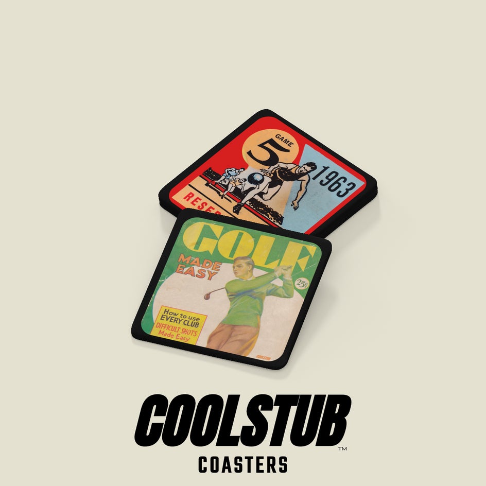 coolstub coasters for sports fans