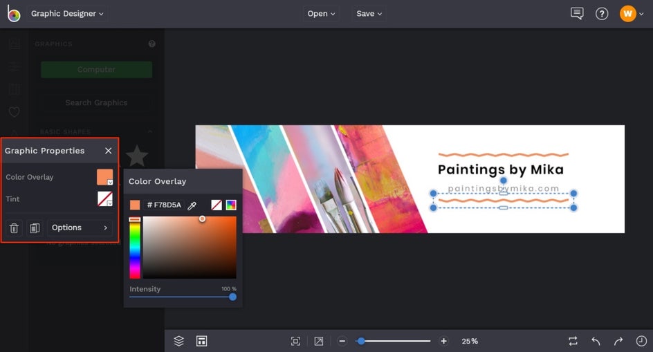 Etsy Big Banner template by BeFunky