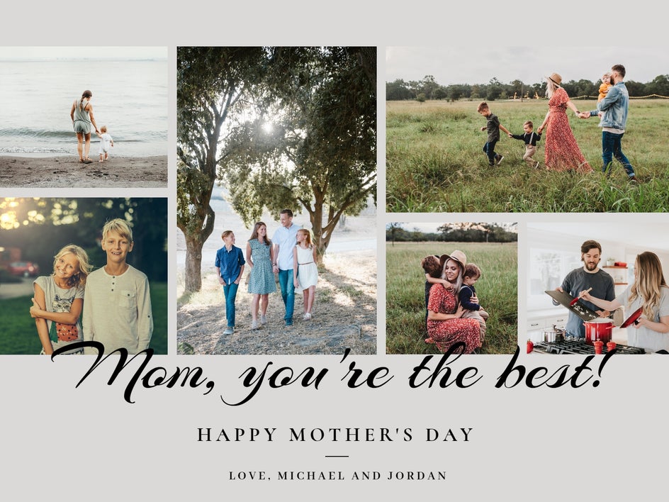 mothers day collage