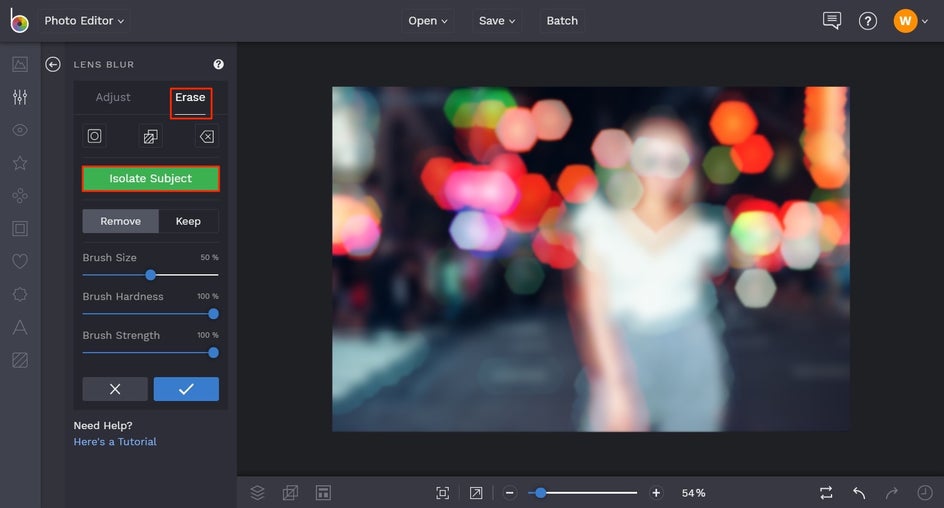 how to add bokeh background to photos in BeFunky
