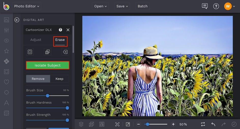 how to isolate subjects in photos using BeFunky Photo Editor