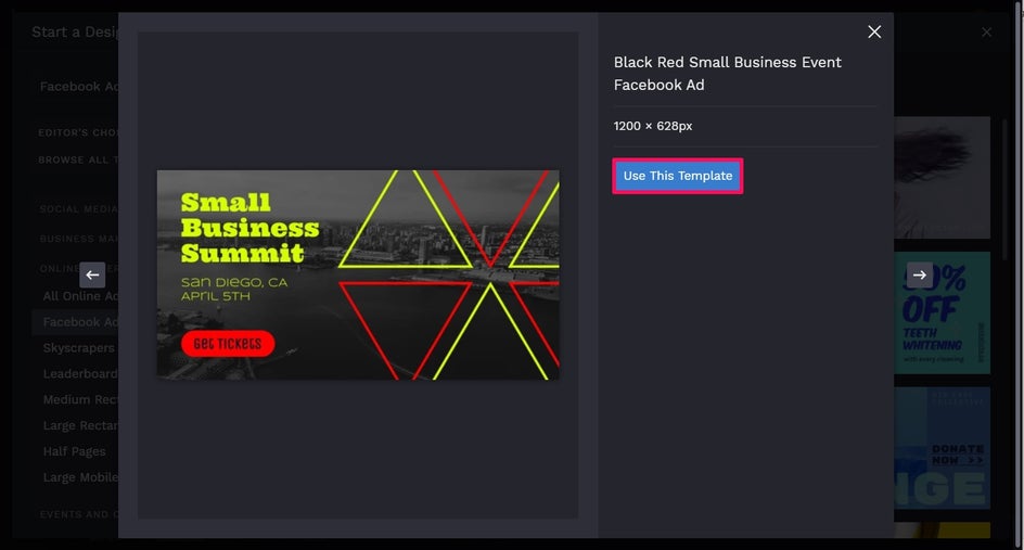 facebook ads template part two