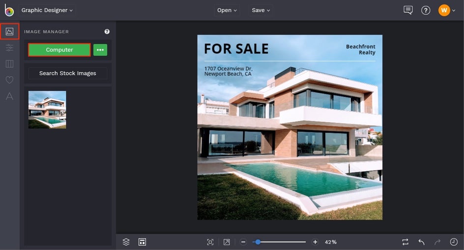 facebook templates for real estate by BeFunky