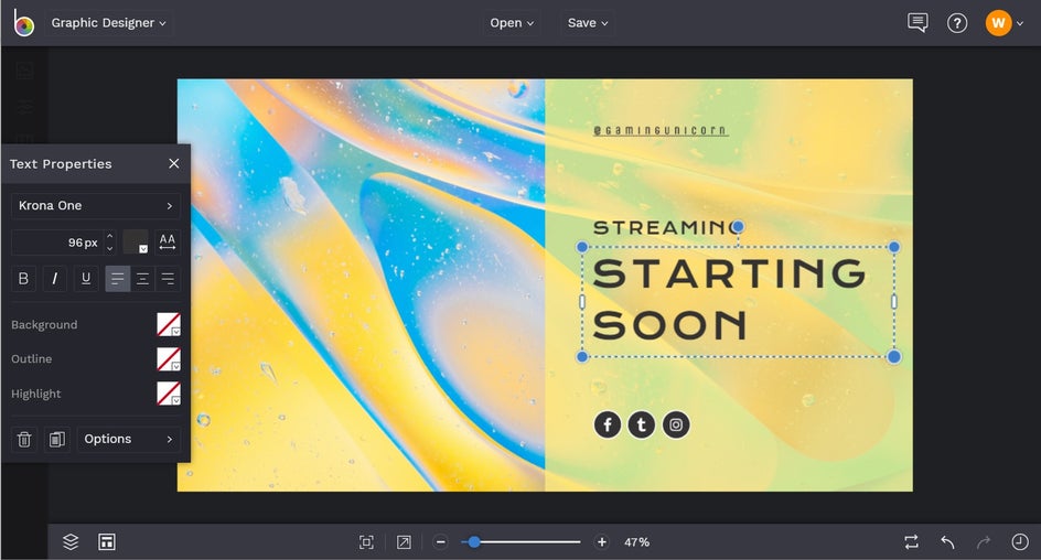Twitch banner tutorial step 10